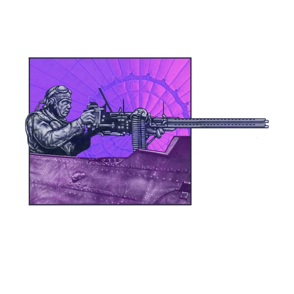 "Machine Gunner Purple"